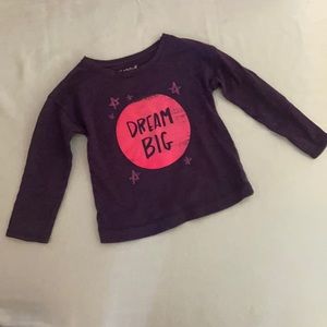 Purple dream big T-shirt for toddler 3 (t)